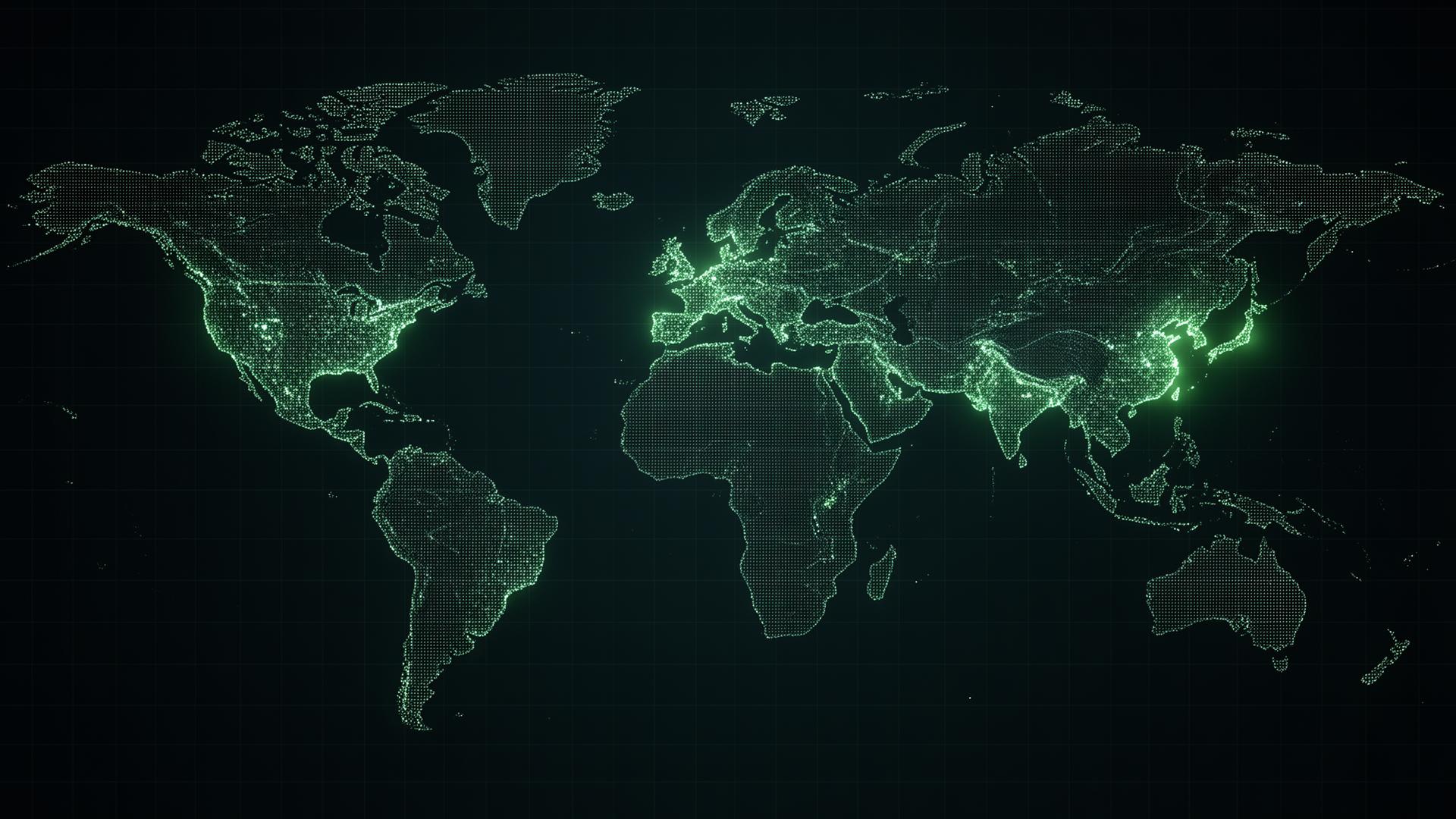 Global map of carbon project locations
